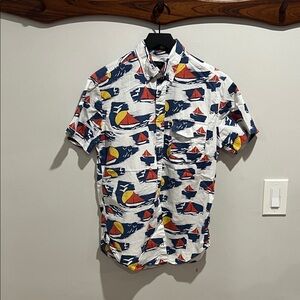 J. Crew (Retail/mainline) Nautical Casual Button Down Shirt